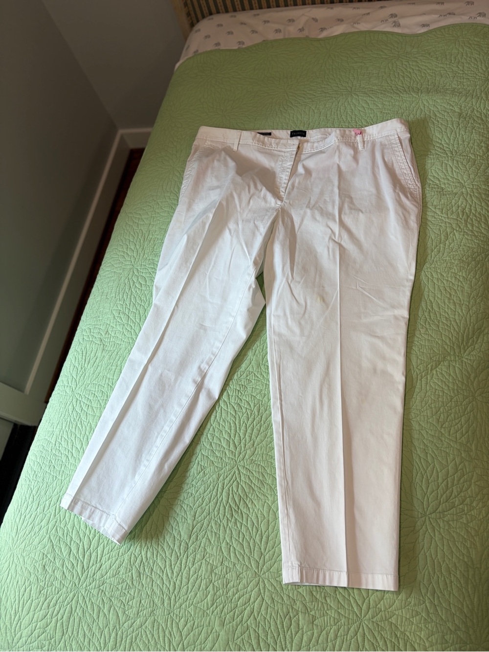 White Casual Dress Pants